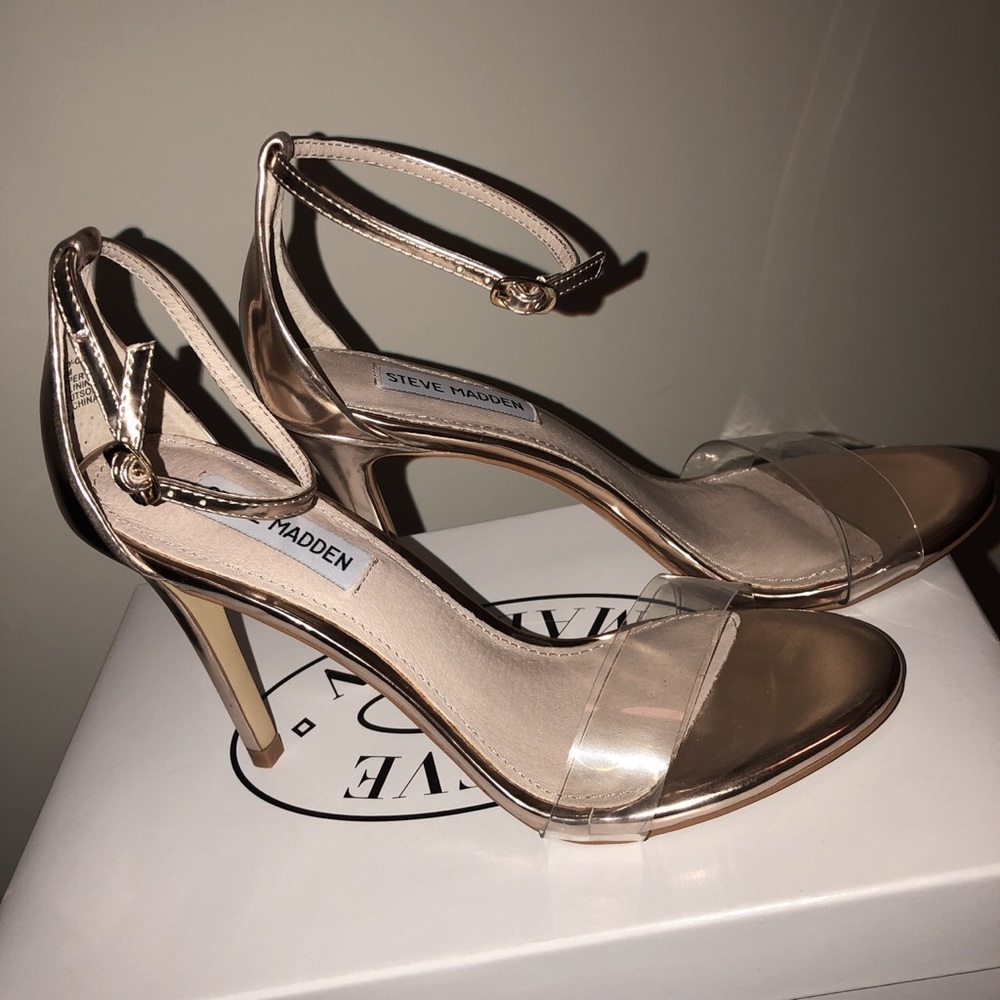 Steve Madden Rose gold heels